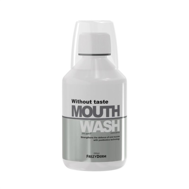 Frezyderm Mouthwash Without Taste Στοματικό Διάλυμα για Προστασία κατά της Πέτρας Χωρίς Γεύση & Άρωμα 250ml