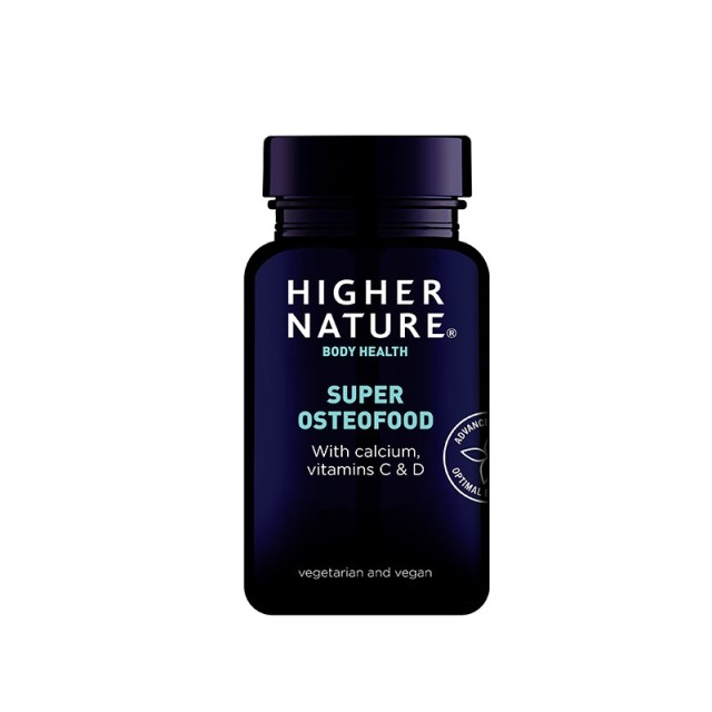 Higher Nature Super Osteofood Συμπλήρωμα για την Υγεία των Οστών 90 φυτικές κάψουλες