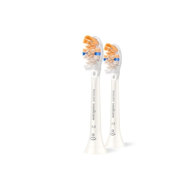 Philips Sonicare Premium All-in-One Ανταλλακτικές Κεφαλές Ηλεκτρικής Οδοντόβουρτσας Λευκές 2 Τεμάχια [HX9092/87]