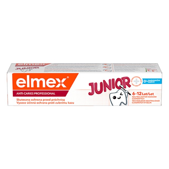 Elmex Junior Caries Protection 6-12 Ετών Οδοντόκρεμα 75ml