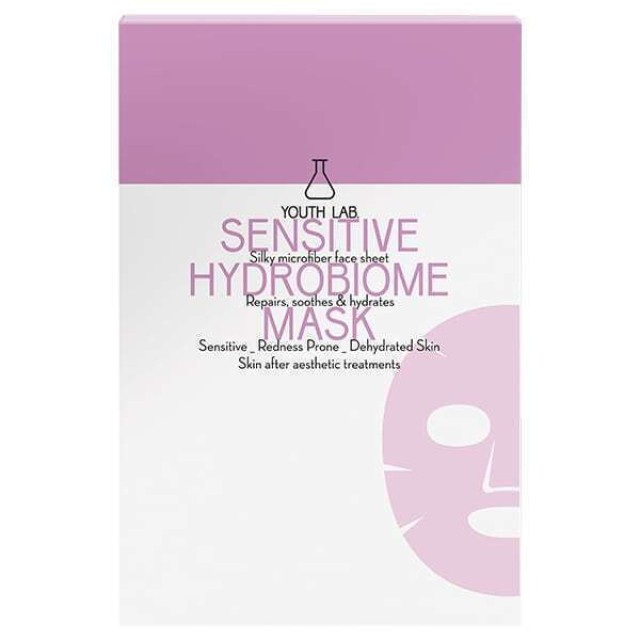 Youth Lab. Sensitive Hydrobiome Υφασμάτινη Μάσκα Προσώπου μιας Χρήσης, 1 τμχ