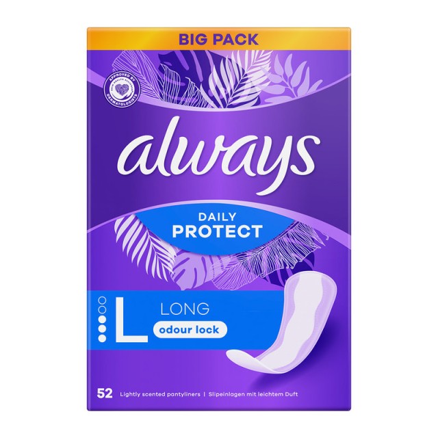 Always Big Pack Daily Protect Long Σερβιετάκια 52τμχ