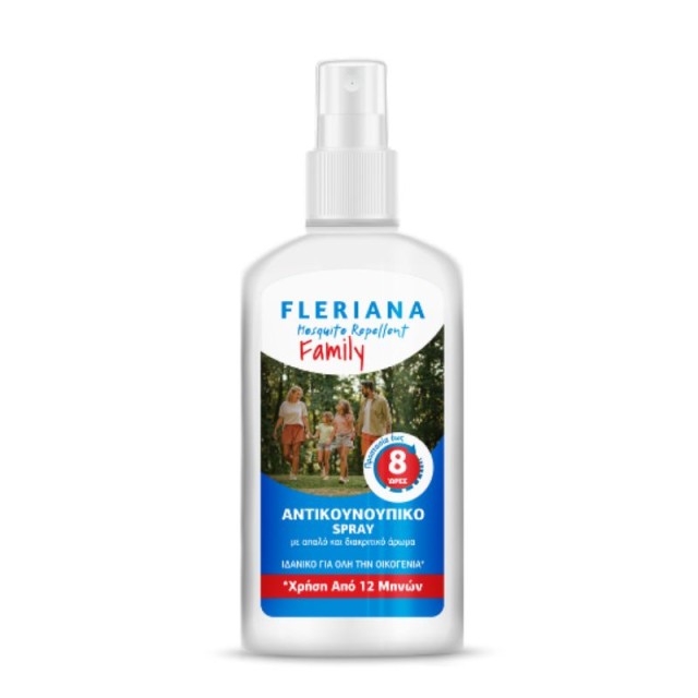 Power Health Fleriana Mosquito Repellent Family Άοσμο Αντικουνουπικό για όλη την Οικογένεια 100ml