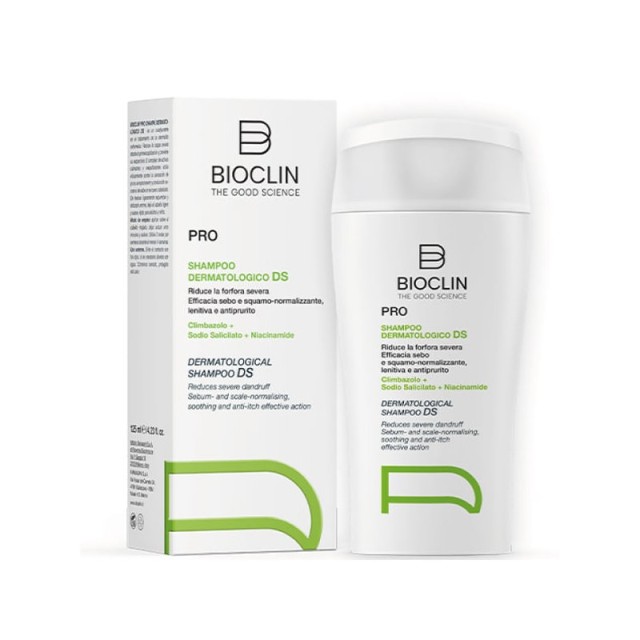 Bioclin Pro Dermatological Shampoo DS Δερματολογικό Σαμπουάν για τα Συμπτώματα της Σμηγματορροϊκής Δερματίτιδας 125ml.