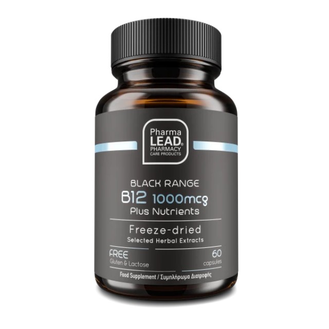 Pharmalead Black Range B12 1000mcg Plus Nutrients 60 κάψουλες