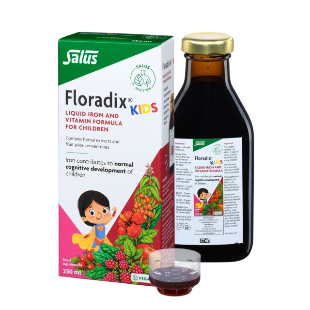 Power Health Floradix Kids Παιδικό Βιταμινούχο Συμπλήρωμα Διατροφής 250ml