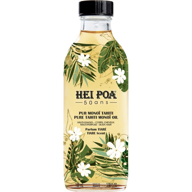 Hei Poa Monoi Oil Tiare Έλαιο Πολλαπλών Χρήσεων 100ml