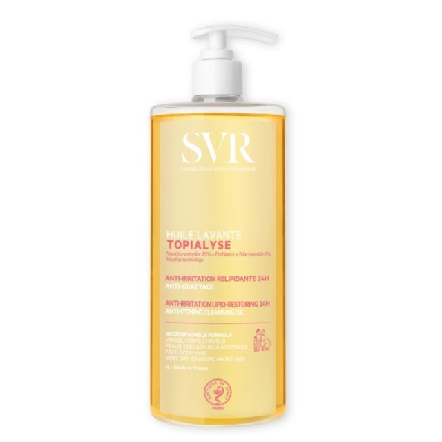 SVR Topialyse Huile Lavante Έλαιο Καθαρισμού Προσώπου & Σώματος για Ξηρό & Ευαίσθητο Δέρμα 1lt
