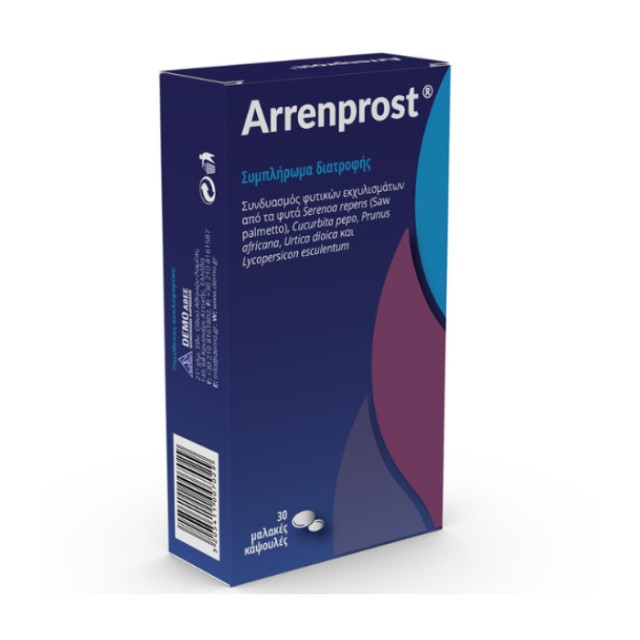 Demo Arrenprost Συμπλήρωμα Διατροφής για την Φυσιολογική Λειτουργία του Προστάτη και του Ουροποιητικού 30 μαλακές κάψουλες