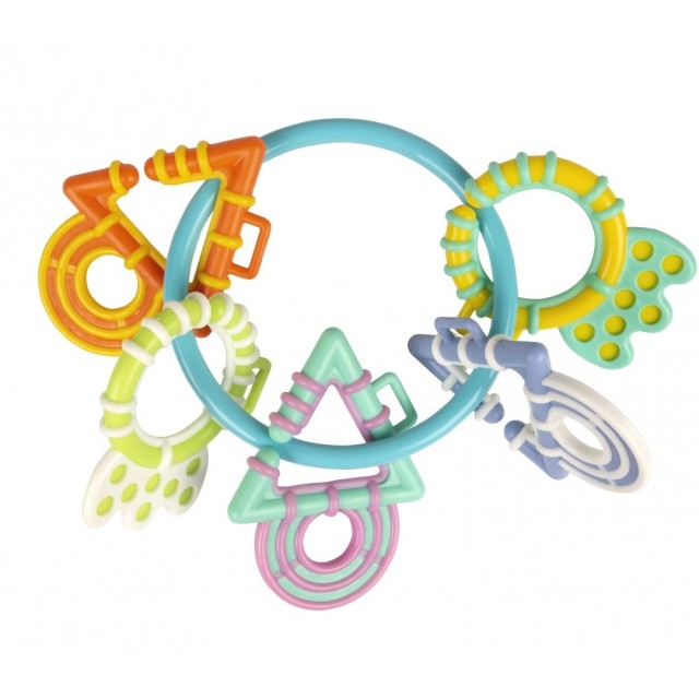 Playgro Παιχνίδι Teething Links Κρίκοι Οδοντοφυΐας Καροτσιού για Μωρά 3m+, 1 τεμάχιο