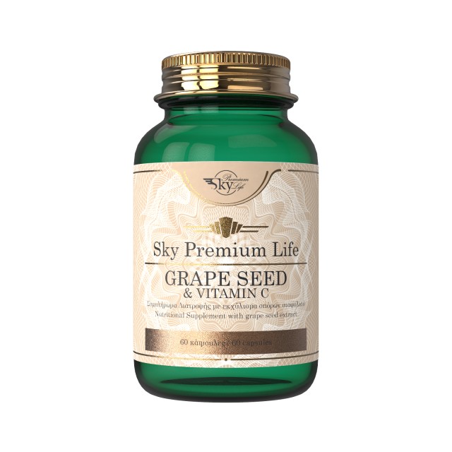 Sky Premium Life Grape Seed & Vitamin C 60 κάψουλες