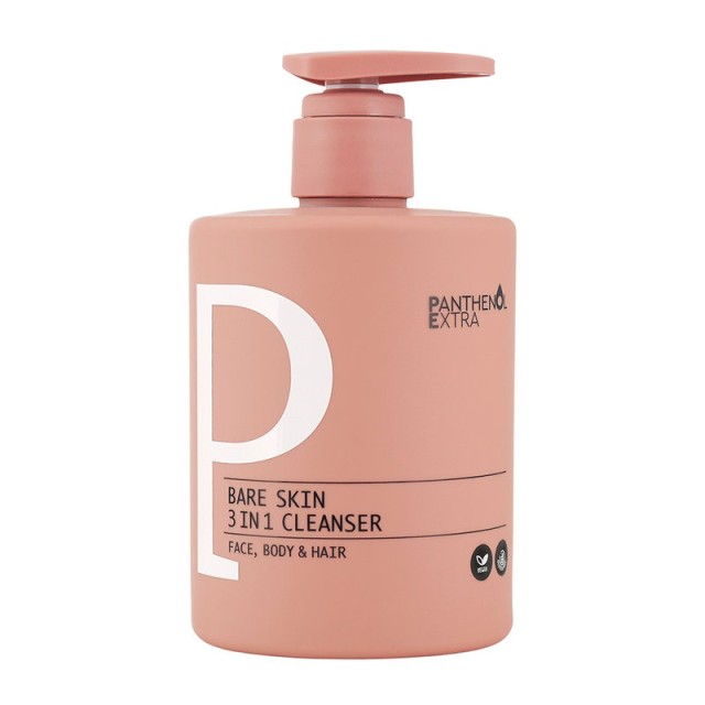 Panthenol Extra Bare Skin Cleanser 3in1 Γυναικείο Καθαριστικό για Πρόσωπο, Μαλλιά και Σώμα 500ml