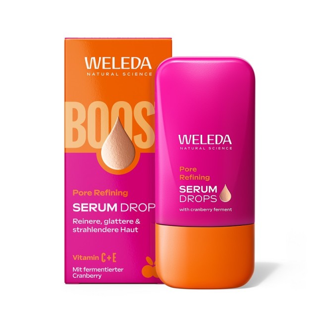Weleda Pore Refining Serum Drops Vitamin C & E-Ορός για Λεία & Λαμπερή Επιδερμίδα 30ml