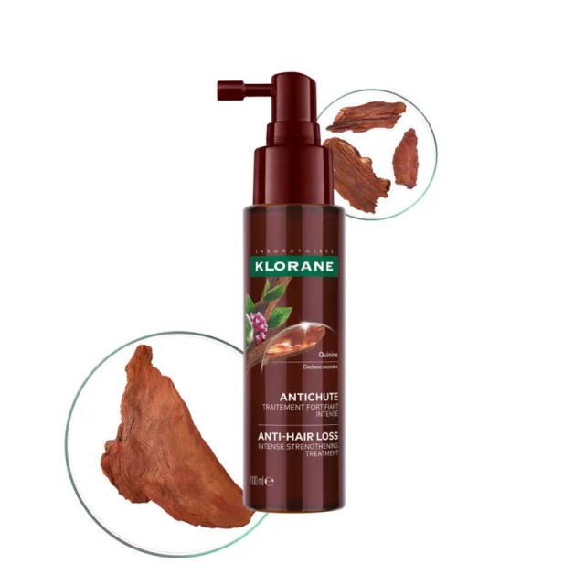 Klorane Quinine Anti-Hair Loss Intense Strengthening Treatment Ορός κατά της Τριχόπτωσης με Κινίνη και Βιολογικό Εντελβάις 100ml