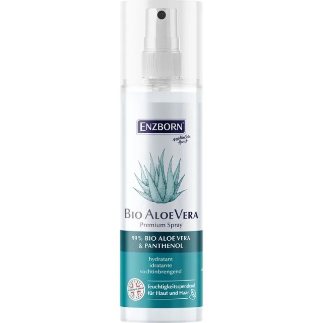 Enzborn Bio Aloe Vera Premium Spray Σπρέι με Βιολογική Αλόη Βέρα και Πανθενόλη 200ml