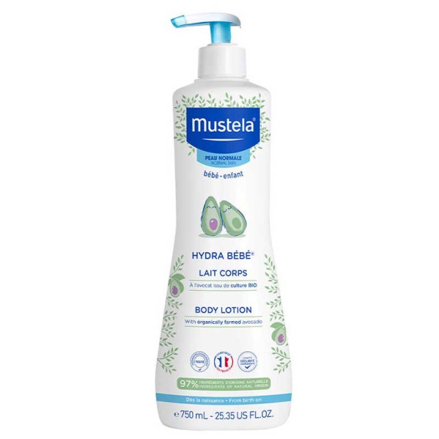 Mustela Hydra Bebe Body Lotion Κρέμα Ενυδάτωσης Σώματος 750ml