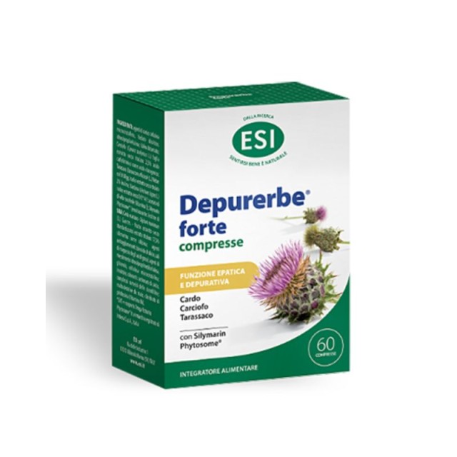 ESI Depurerbe Forte για την Υποστήριξη της Φυσιολογικής Ηπατικής Λειτουργίας 60 ταμπλέτες