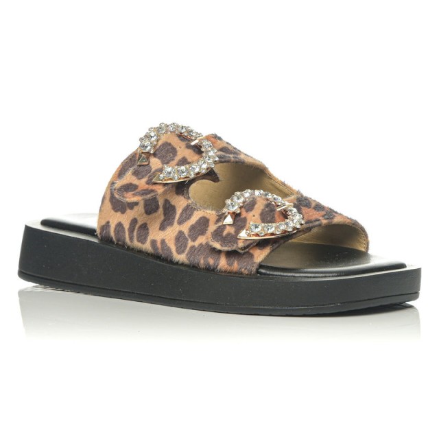 SaveYourFeet Γυναικείο Ανατομικό Σανδάλι Λεοπάρ Νο40 (5054)