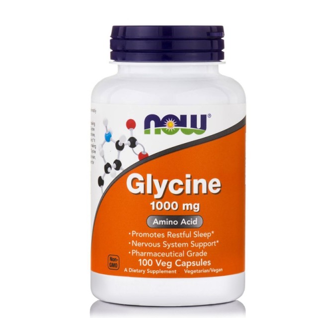 Now Glycine 1000mg 100 κάψουλες