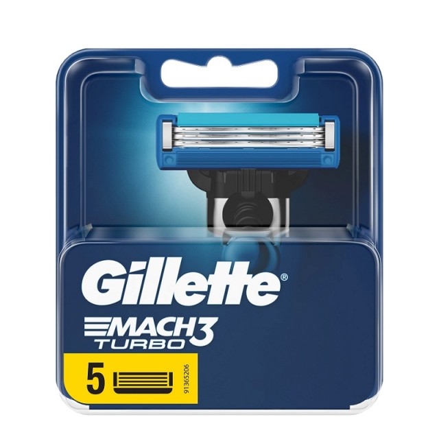 Gillette Mach3 Turbo 5 Τεμάχια