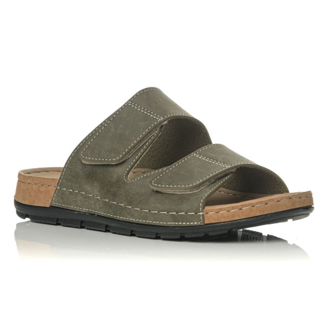 SaveYourFeet Ανδρικό Ανατομικό Σανδάλι Λαδί 9007 Νο43