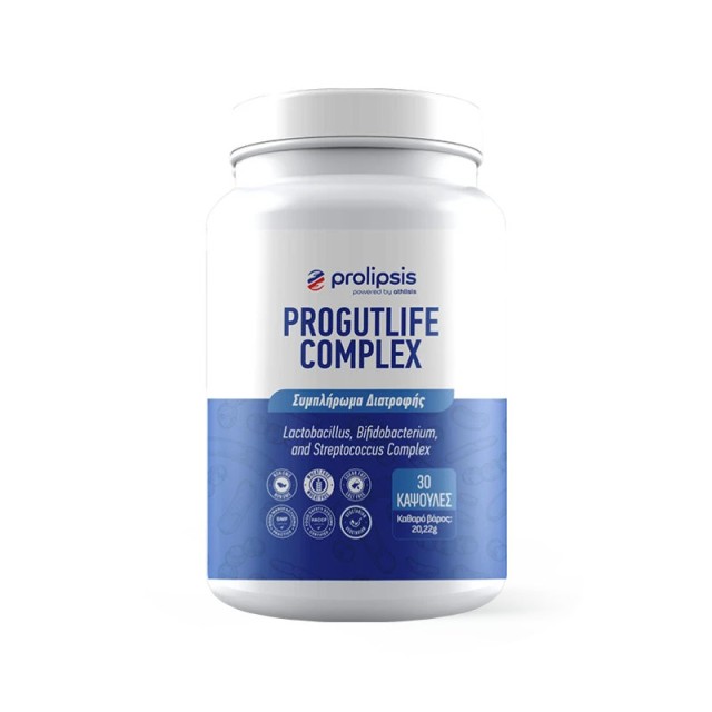 Prolipsis ProGutLife Complex 475 Billion Συμπλήρωμα Διατροφής με Προβιοτικά για Εξισορρόπηση της Εντερικής Μικροχλωρίδας 30 κάψουλες