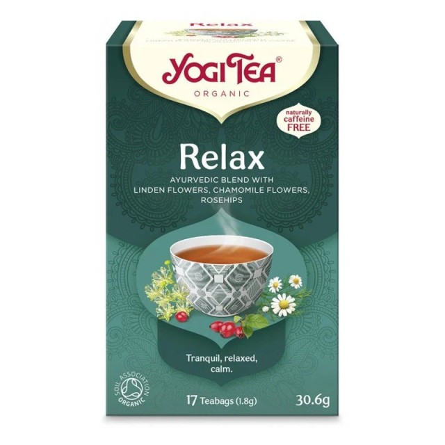 Yogi Organic Tea Relax για Χαλάρωση 17 φακελάκια