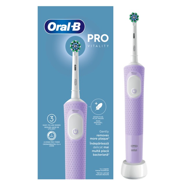 Oral-B Vitality Pro Μωβ Ηλεκτρική Οδοντόβουρτσα 1 τεμ.