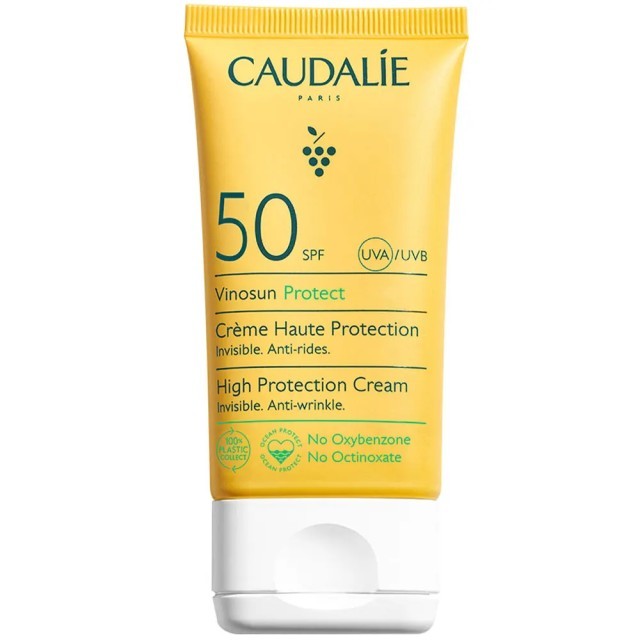 Caudalie Vinosun High Protection Cream SPF50 Αντηλιακό Προσώπου, 50ml