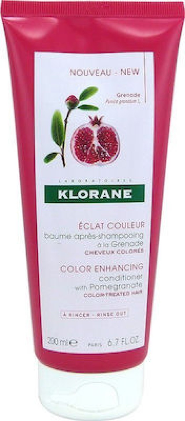 Klorane Μαλακτική Κρέμα Με Ρόδι Για Βαμμένα Μαλλιά, 200ml