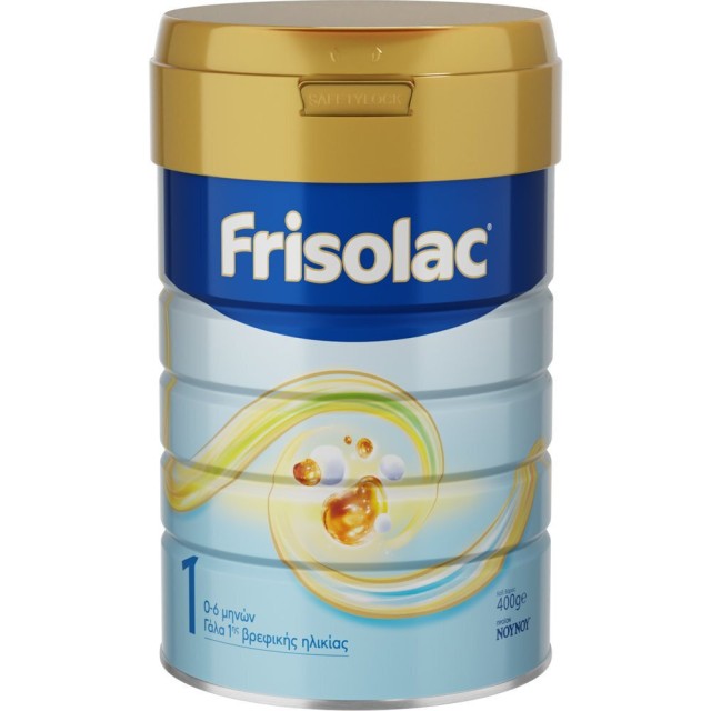 Frisolac 1 Gold Γάλα σε Σκόνη  για 0+ Μηνών (GOS & HiMO) 400gr