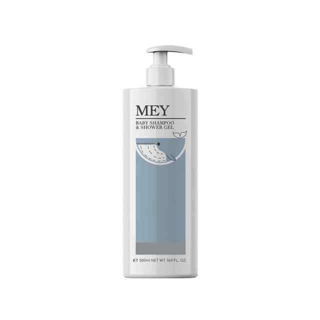 Mey Baby Shampoo & Shower Gel Βρεφικό Σαμπουάν-Αφρόλουτρο 500ml