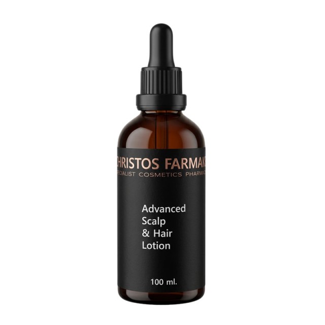 Christos Farmakis Advanced Scalp & Hair Lotion Λοσιόν για την Τόνωση της Τρίχας και την Ρύθμιση Ξηροδερμίας και Λιπαρότητας 100ml