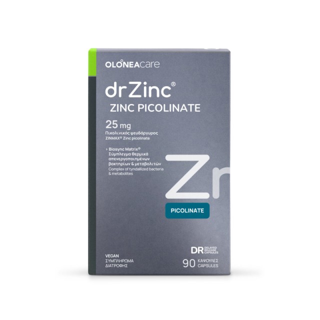 Olonea drZinc Zinc Picolinate 25mg & Biosync Matrix 90 κάψουλες