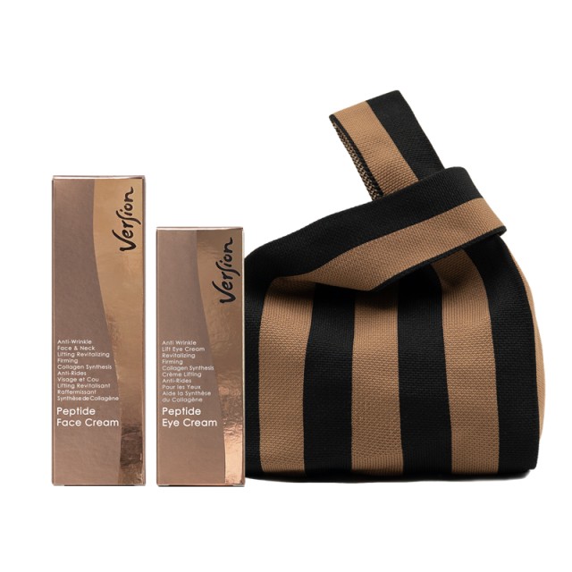 Version Promo Peptide Eye Cream & Peptide Face Cream-50% & Δώρο Τσαντάκι Tote