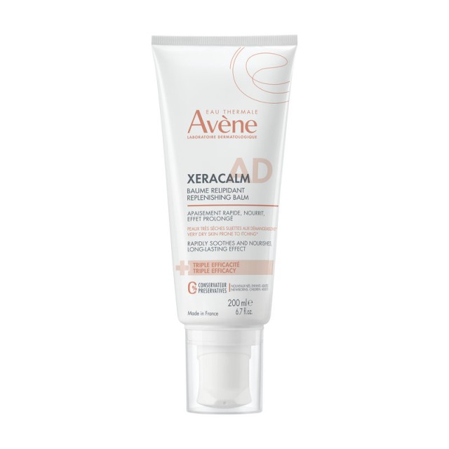 Avène Xeracalm AD Baume Αναπλήρωσης Λιπιδίων σε Πρόσωπο και Σώμα για Ξηρό και Ευαίσθητο Δέρμα 200 ml