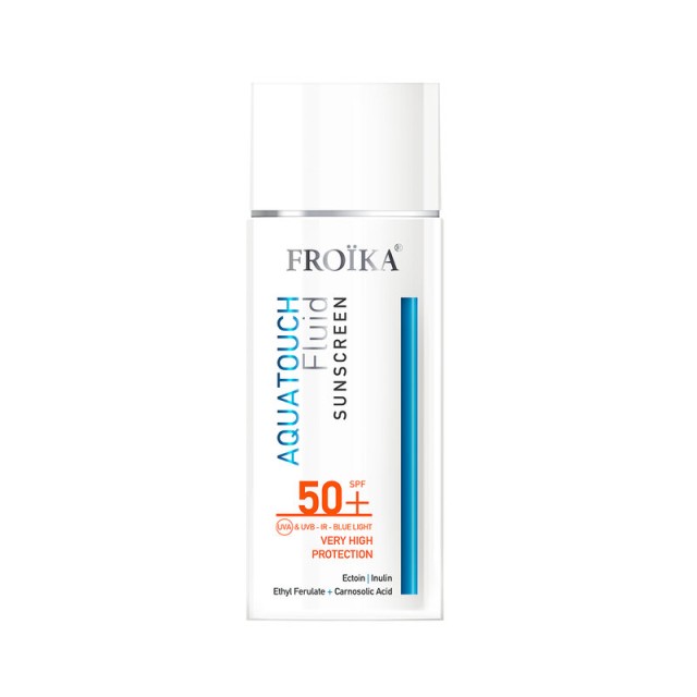 Froika Aquatouch Sunscreen Fluid Λεπτόρρευστο Αντηλιακό Προσώπου με Δείκτη Προστασίας SPF50+ 50ml