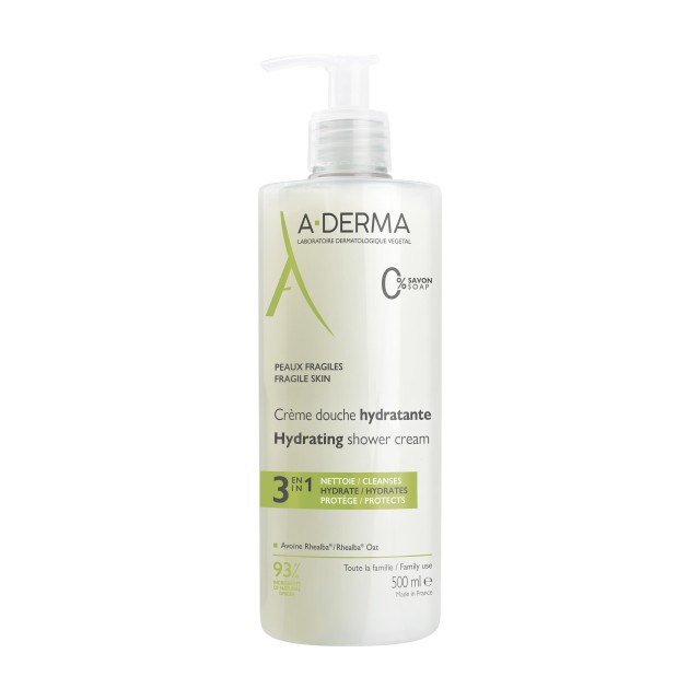 A-Derma Ενυδατικό κρεμώδες καθαριστικό The Essentials 500ml