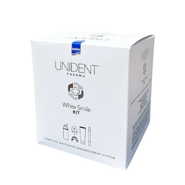 Intermed Promo Pack White Smile Kit Unident Οδοντόκρεμα Λεύκανσης 75ml & Unident NGR Συσκευή LED με Οδοντικό Εφαρμοστή 1τεμ. &  Λεπτόρρευστο Λευκαντικό Gel 3ml