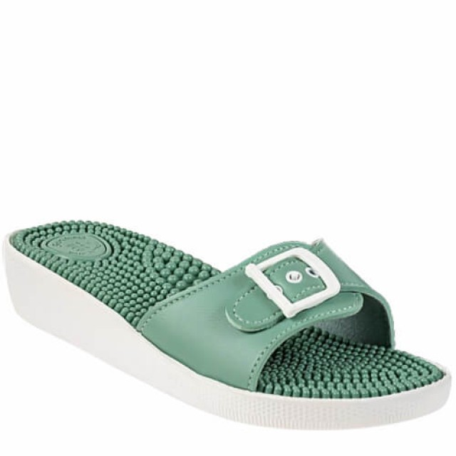 Steps Med Γυναικεία Ανατομική Καλοκαιρινή Παντόφλα Φυστικι N41 (25)