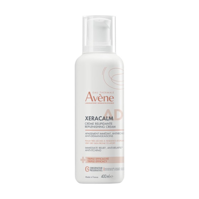 Avène Xeracalm AD Replenishing Cream Κρέμα Αναπλήρωσης Λιπιδίων 400ml