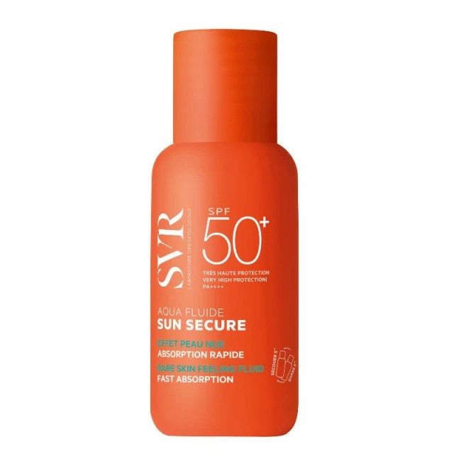 SVR Laboratoire Sun Secure Aqua Fluide SPF50+ Λεπτόρευστο Αντηλιακό Προσώπου με Υψηλή Αντηλιακή Προστασία 50ml