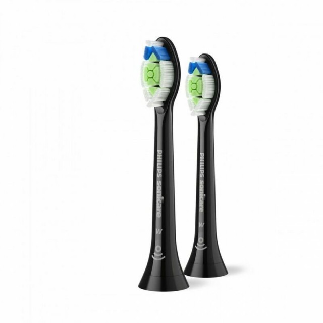 Philips Sonicare Optimal White Ανταλλακτικές Κεφαλές Ηλεκτρικής Οδοντόβουρτσας Μαύρες 2 Τεμάχια [HX6062/88]