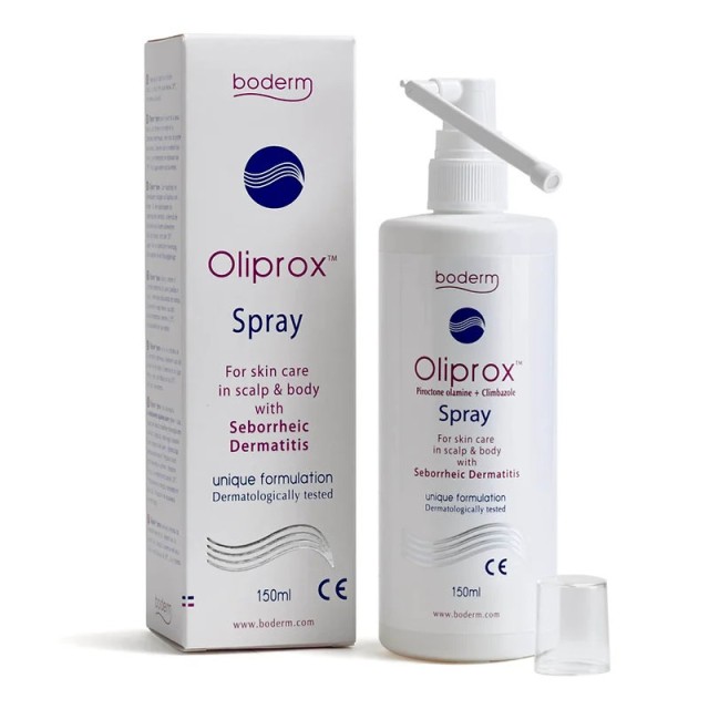 Boderm Oliprox Spray Σπρέι κατά των Μικροοργανισμών για το Τριχωτό της Κεφαλής 150ml
