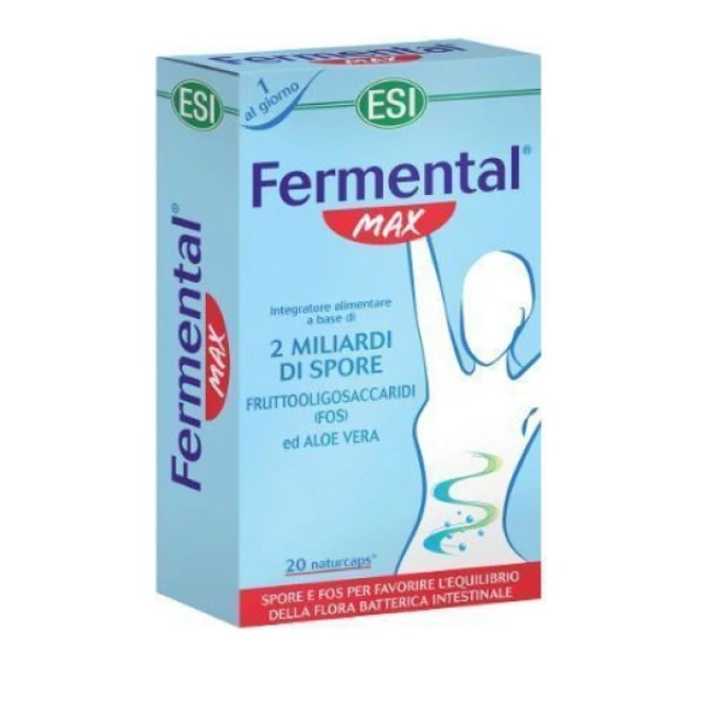 ESI Fermental Max Συμπλήρωμα Διατροφής για την Ισορροπία της Εντερικής Χλωρίδας 20 κάψουλες