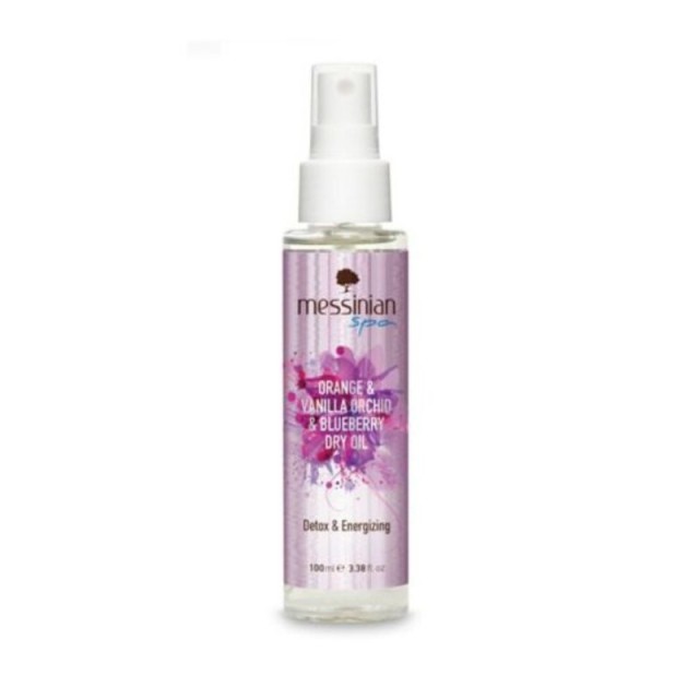 Messinian Spa Dry Oil - Πορτοκάλι, Βανίλια Ορχιδέα & Μύρτιλο 100ml