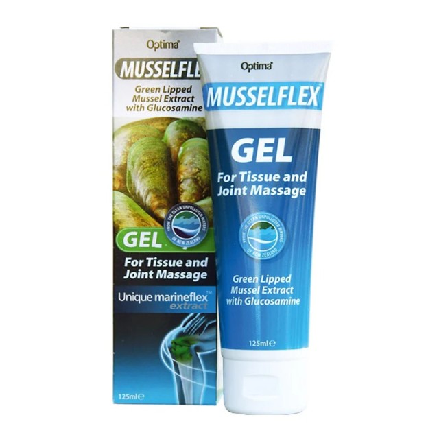 Optima Musseflex Gel Glucosamine για την Προστασία των Αρθρώσεων και των Συνδετικών Ιστών 125ml