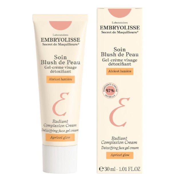 Embryolisse Radiant Complexion Cream Apricot Glow Detox Κρέμα Προσώπου με Apricot Glow Απόχρωση 30ml