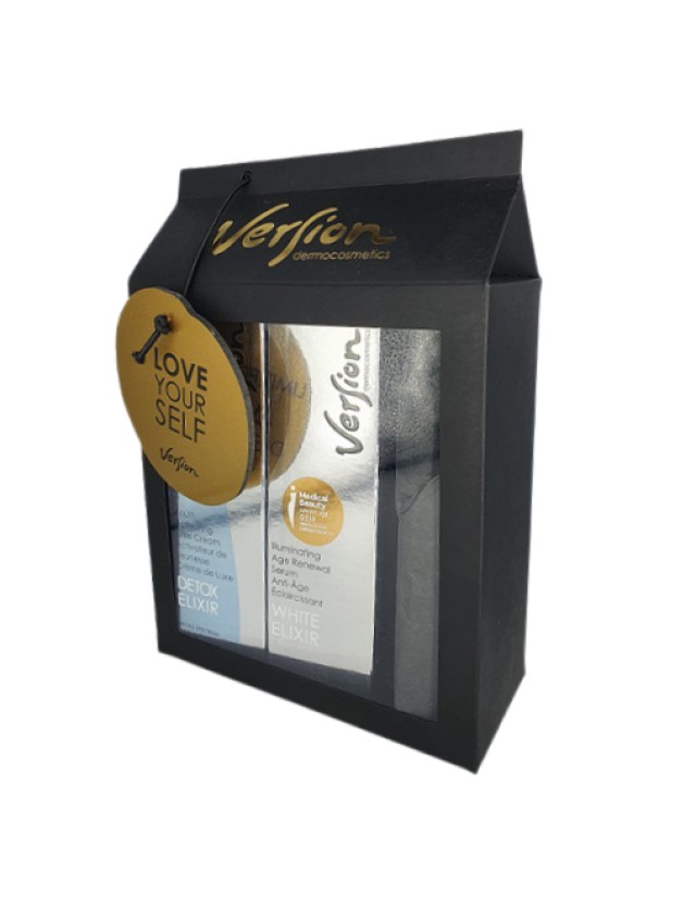 Version Σετ White Elixir Illuminating Age Renewal Serum, 50ml & Δώρο Detox Elixir Cream SPF15, 50ml