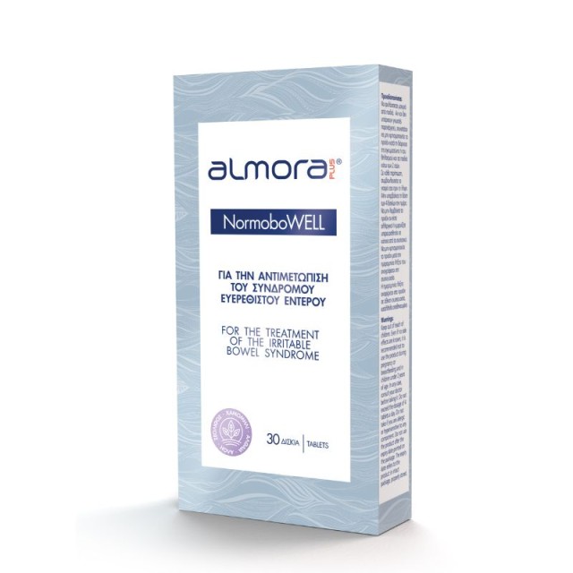 Almora Plus Normobowell για την Αντιμετώπιση των Συμπτωμάτων του Συνδρόμου Ευερέθιστου Εντέρου 30 δισκία
